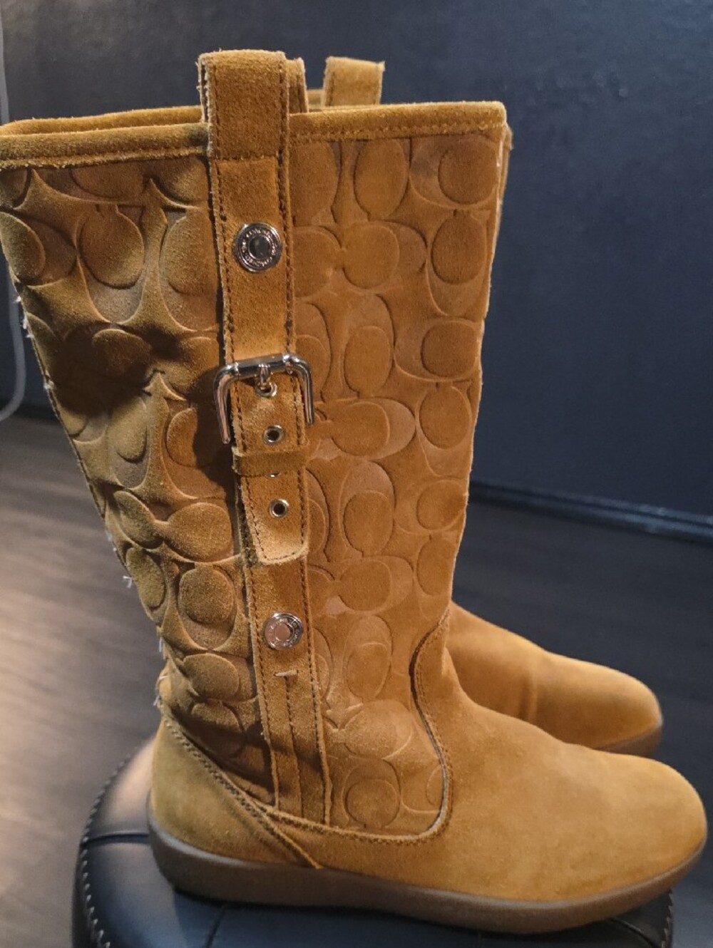 Coach Signature Boots - Picture 2 of 6